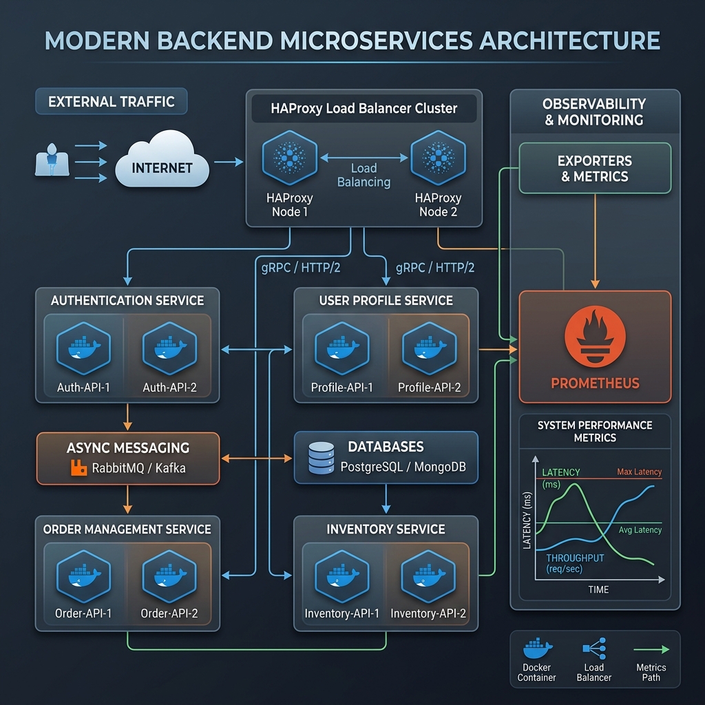 E-commerce Microservices Mockup